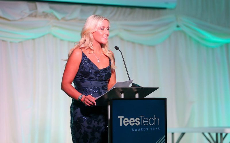 Danielle Croce Delivers Inspirational Keynote at the Tees Tech Awards 2025